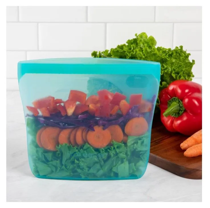 Reusable Bag 3 Cups Turquoise